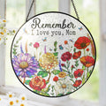 Colorful Mom & Grandma Garden Window Art. Unique Evergreen Gift for Home Décor and Patio 3-Day Shipping